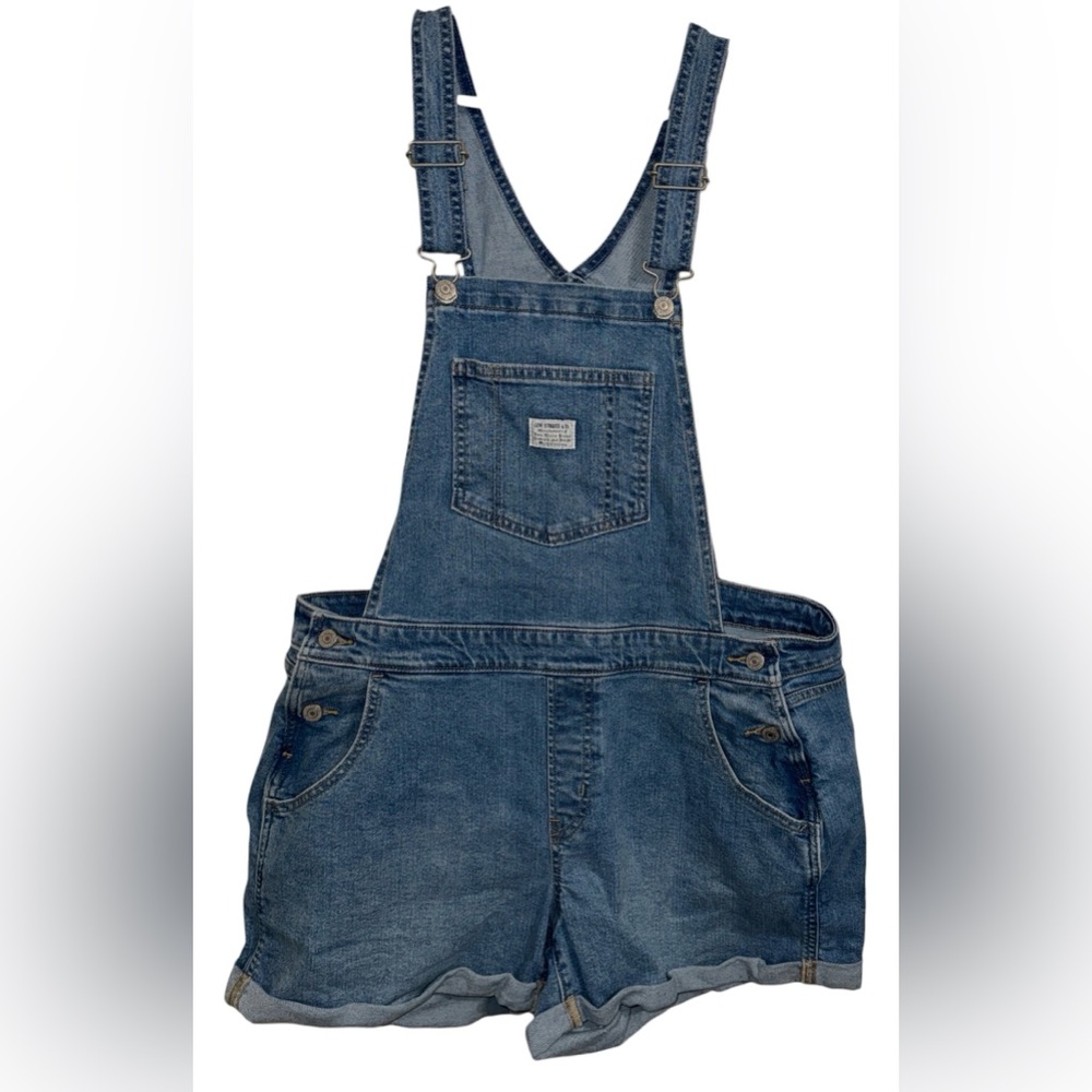 Women’s Levi’s Denim Short Overalls - Blue Jean Romper 16